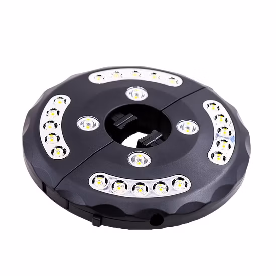 Luzes de guarda-chuva de pátio Luz de poste de guarda-chuva LED sem fio para guarda-chuvas de pátio, barracas de acampamento e outros usos ao ar livre