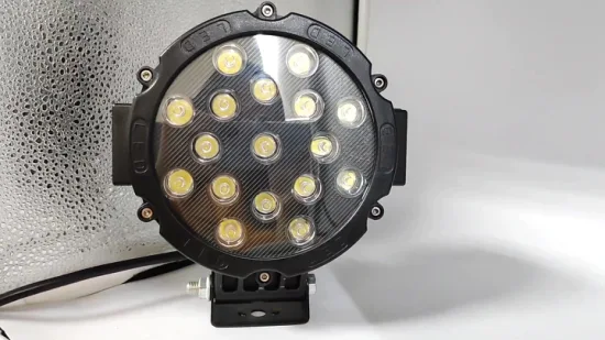 Luz estroboscópica 12V peças automotivas Cbl-W-G33-17LED farol de LED luz de lâmpada de trabalho LED luz de trabalho