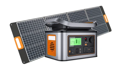 Fonte de alimentação de armazenamento de energia externa Carregamento de energia solar para veículos de emergência 500 W Fonte de alimentação portátil