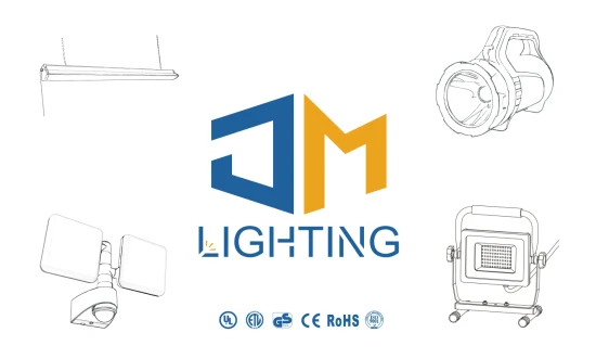 Luz de trabalho de inspeção de LED portátil de carregamento sem fio de 1000 lm