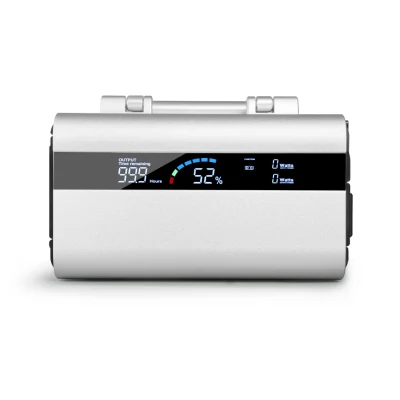 Bateria de lítio compatível com inversor de onda senoidal pura externa de emergência 12V24V a 220V fonte de alimentação móvel